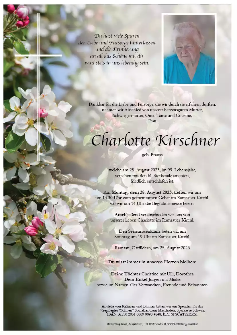 Parte von Charlotte Kirschner
